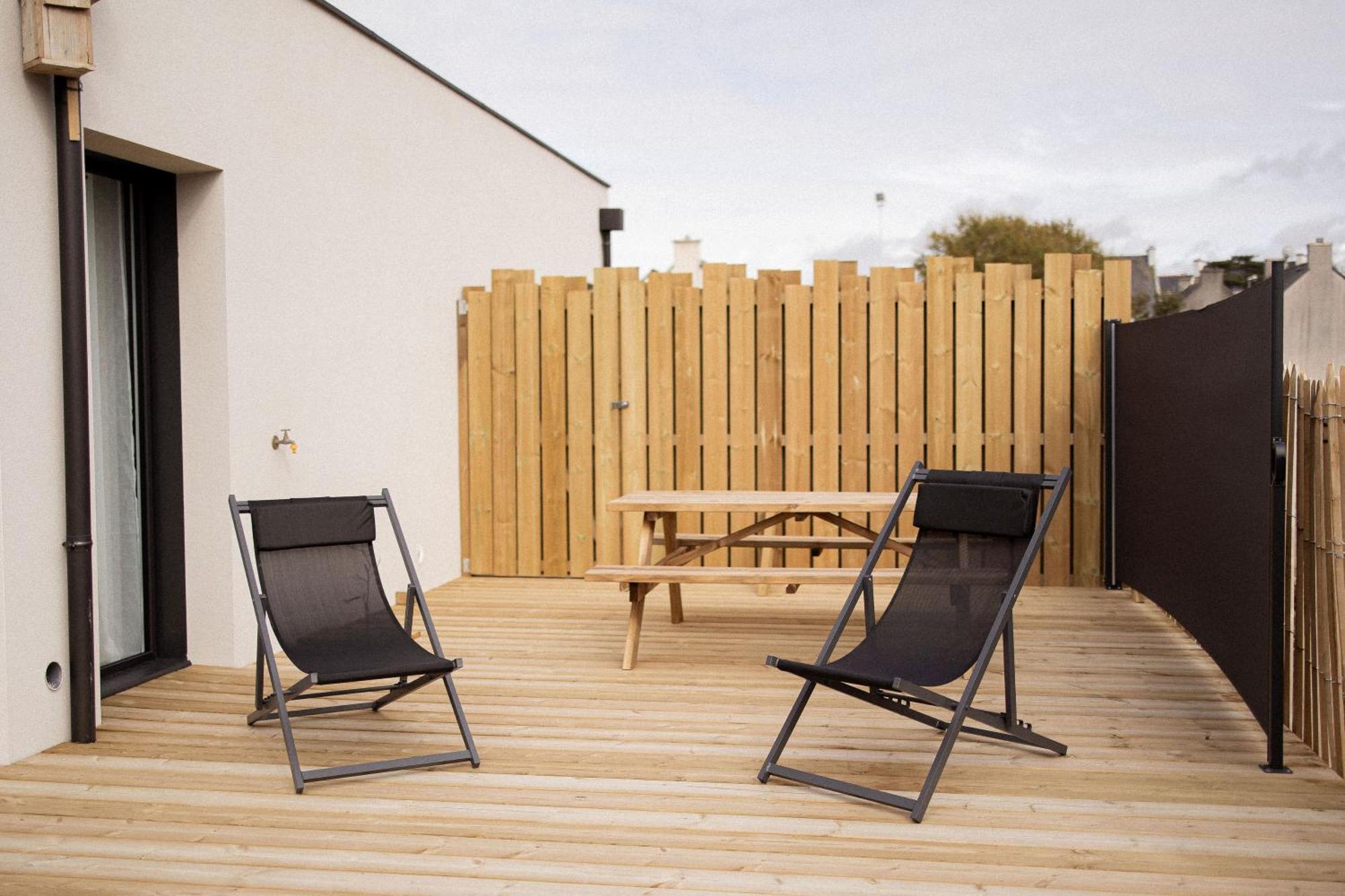 Men Louet E - Gite De Bord De Mer Ploudalmezeau Exterior foto